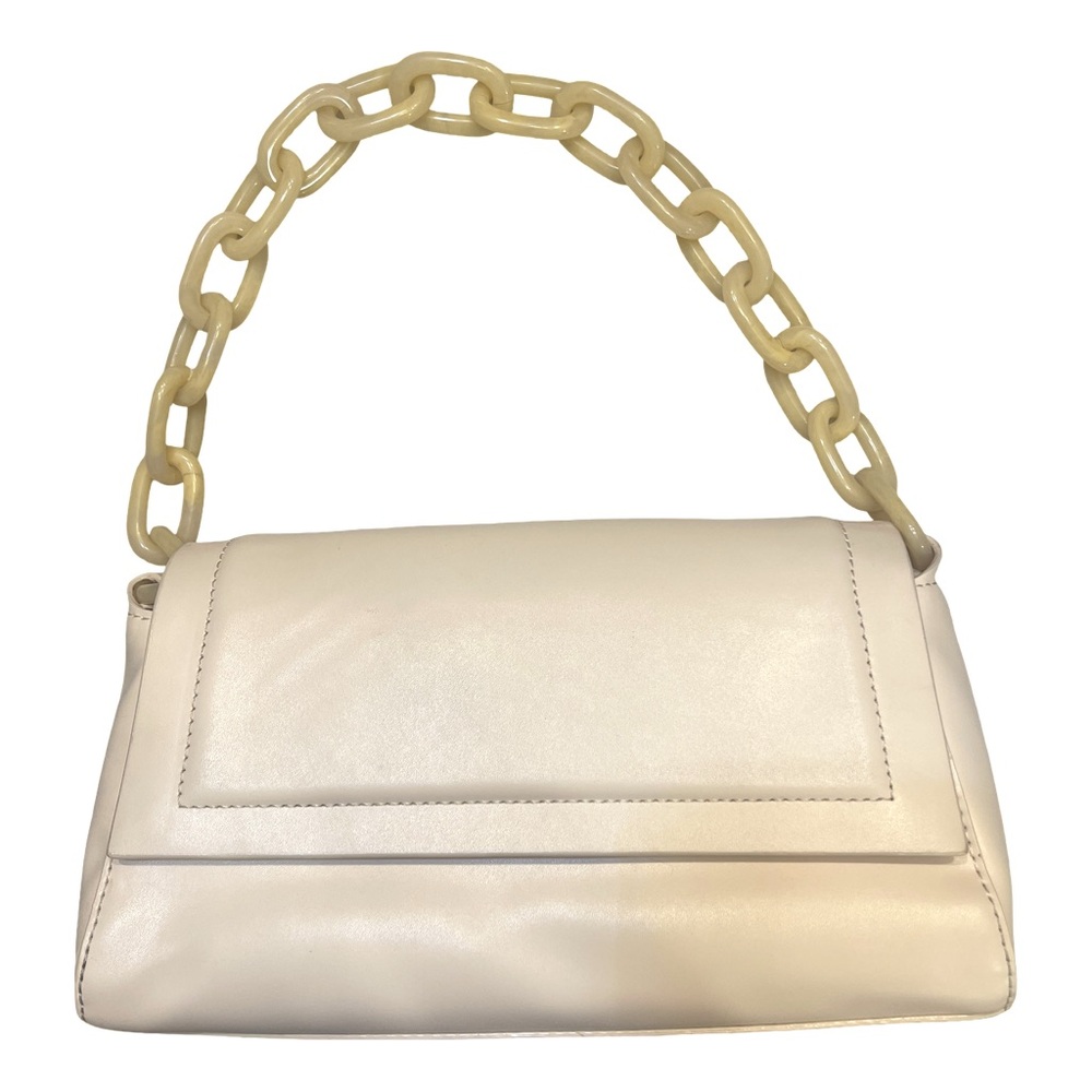 House of Want "How We Fashion" Shoulder Bag - Cream with Chain Handle